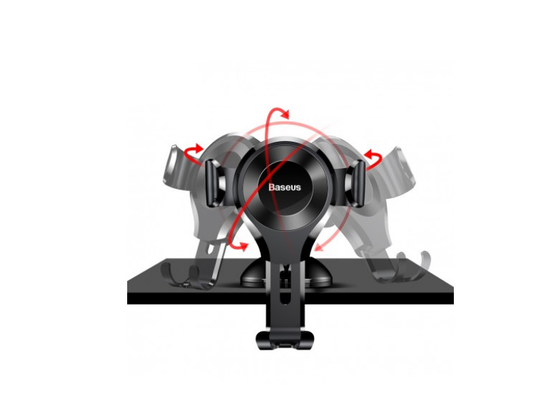 BASEUS Grawitacyjny Uchwyt Samochodowy OSCULUM (SUYL-XP01) Black