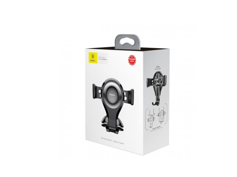 BASEUS Grawitacyjny Uchwyt Samochodowy OSCULUM (SUYL-XP01) Black