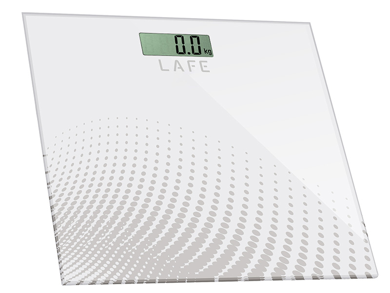 Waga łazienkowa LAFE FitScale White