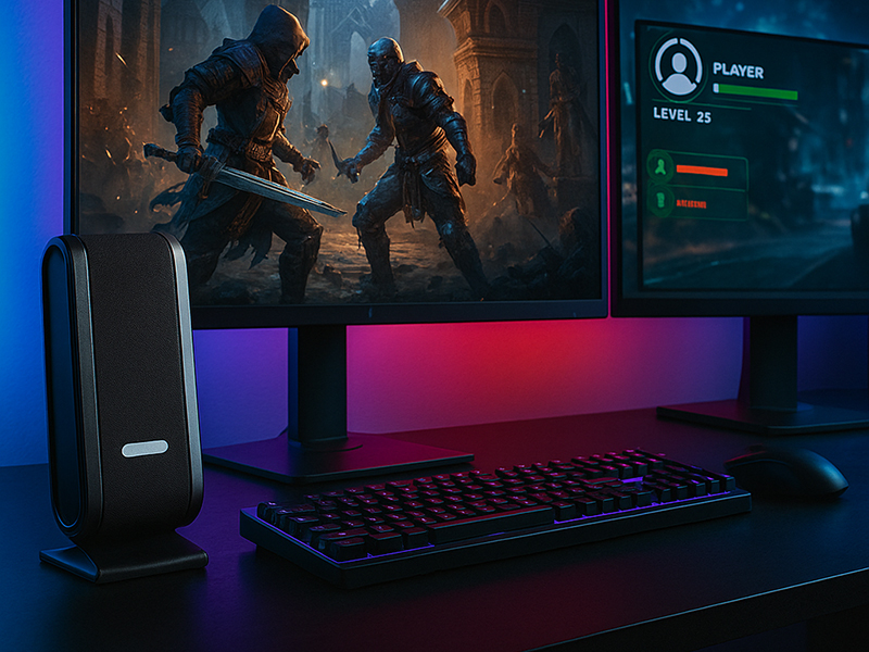 Głośniki TRACER 2.0 Quanto BLACK USB